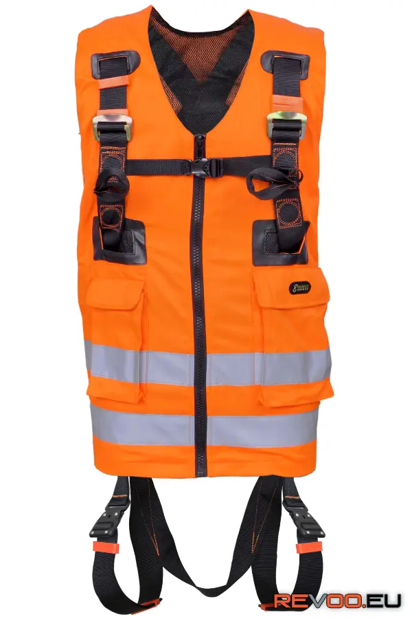 2 pontos teljes testheveder, Reflex 2 láthatósági mellénnyel Kratos KRA-FA1030300
