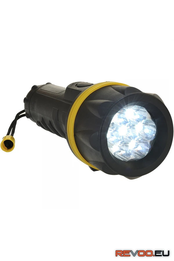 7 LED-es gumírozott zseblámpa Portwest PA60