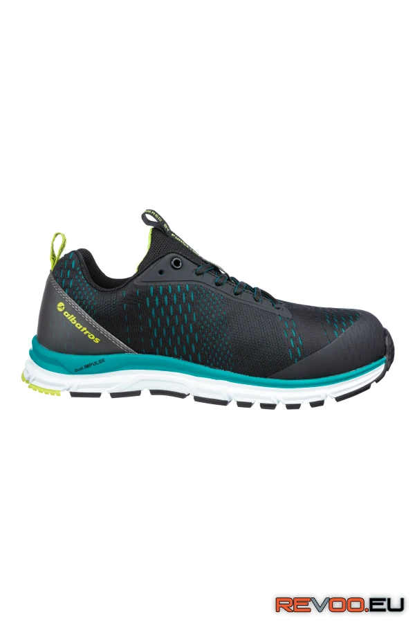 AER55 Impulse Black Blue Low S1P SRA ESD HRO cipő Albatros ALB-647500-43
