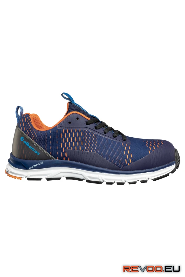 AER55 Impulse Blue Orange Low S1P SRA ESD HRO cipő Albatros ALB-647510-43
