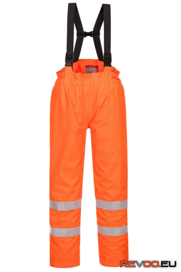 Bizflame Rain bélelt- Hi-Vis lángálló antisztatikus nadrág Portwest S781