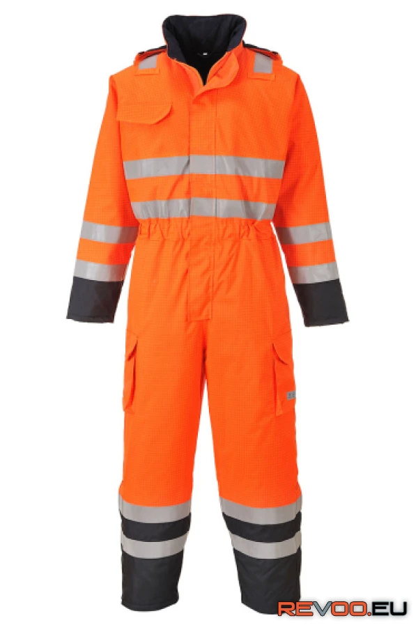 Bizflame Rain Hi-Vis Multi lángálló overall Portwest S775