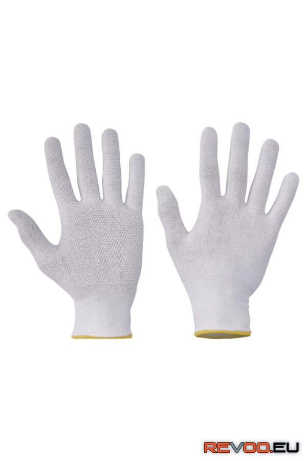 Bustard Evo VAM PVC pöttyös pamutkesztyű automatába tehető ipari kiszerelésben (120pár) Cerva c01060016VAM