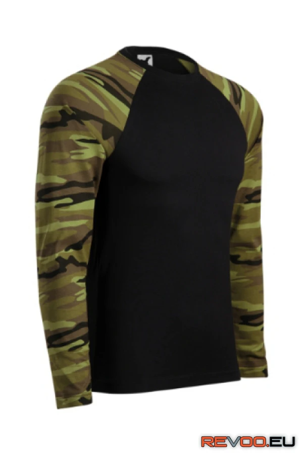 Camouflage hosszú ujjú póló Malfini MAL-166
