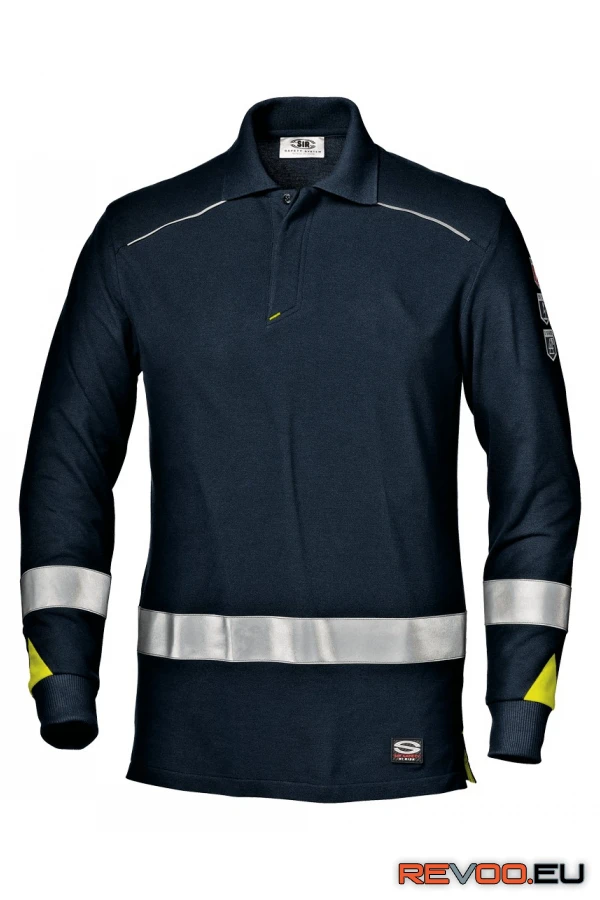 Carlos Multinorm hosszú ujjú galléros póló Sir Safety System SSY-MC6218Q5-L
