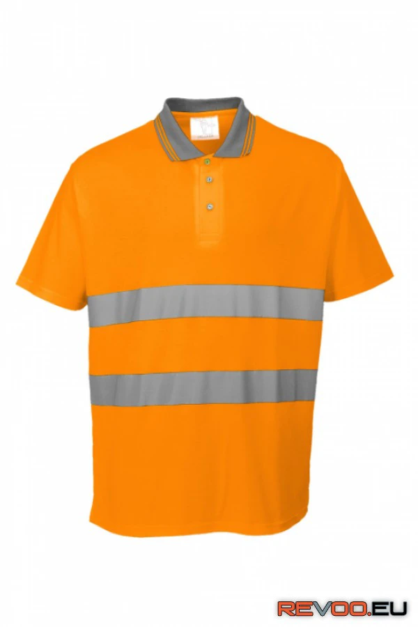 Cotton Comfort galléros póló Portwest S171