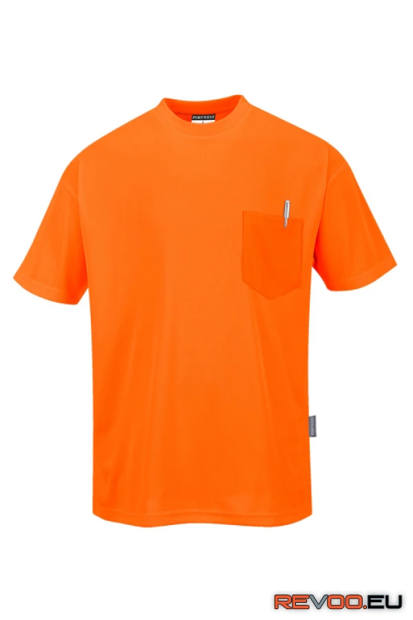 Day-Vis rövid ujjú zsebes póló Portwest S578
