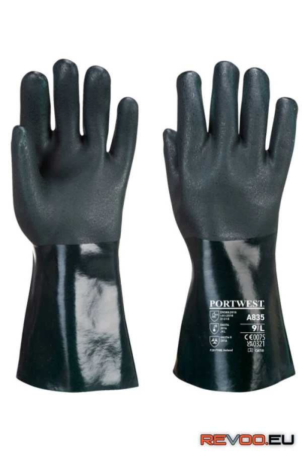 Duplán mártott PVC kesztyű Portwest A835