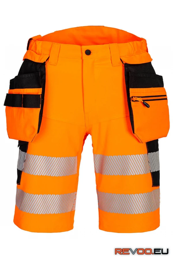 DX4 Hi-Vis levehető lengőzsebes rövidnadrág Portwest DX446