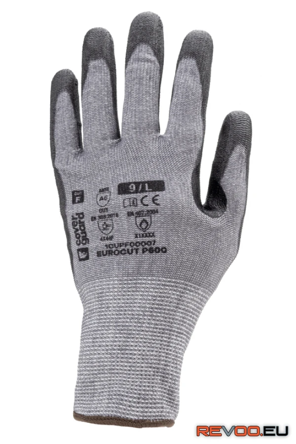 Eurocut P600 PU mártott vágásbiztos kesztyű Coverguard 1CUPF00