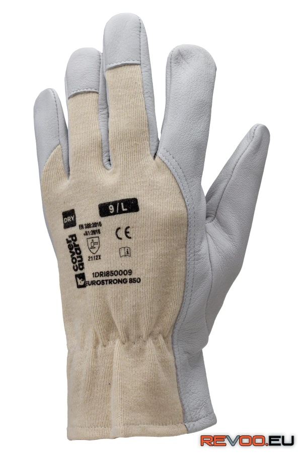Eurostrong 850 színkecskebőr kesztyű dzsörzé kézháttal Coverguard 1DRI850