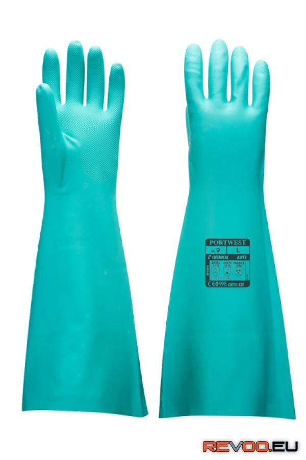 Extra hosszú nitril kesztyű Portwest A813