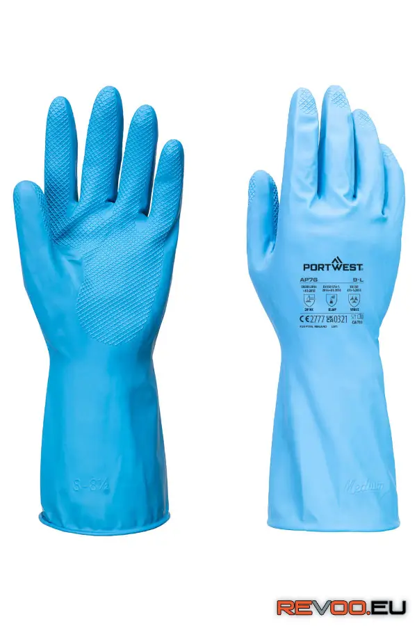 FD Chemical B latex könnyű kesztyű (12 pár) Portwest AP76