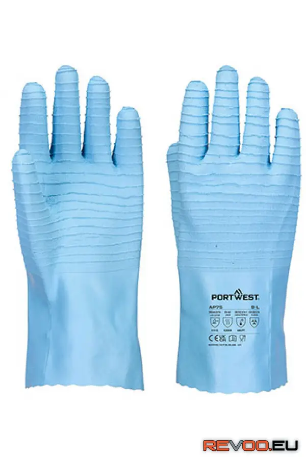 FD vegyszerálló B latex kesztyű Portwest AP75