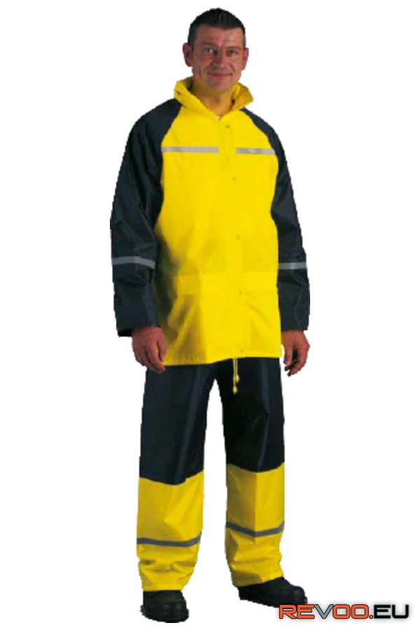Fluo esőruha fényvisszaverő csíkkal Coverguard MO50710