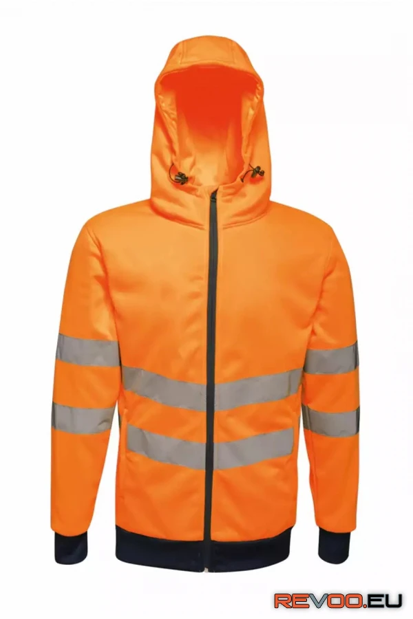 Hi vis cipzáras kapucnis dzseki Regatta RETRA471