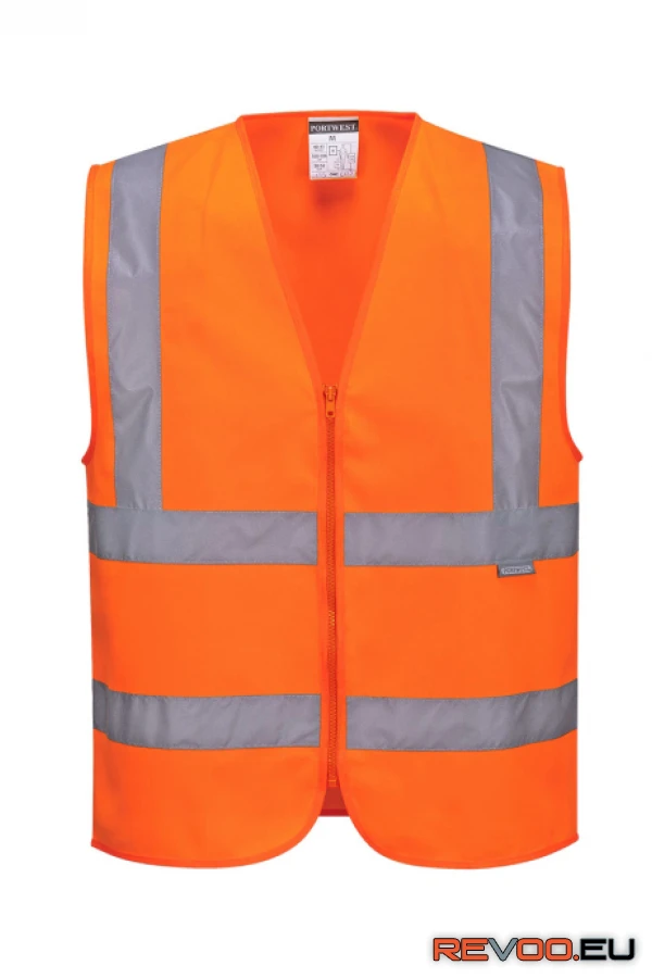 Hi-Vis cipzáras mellény Portwest C375