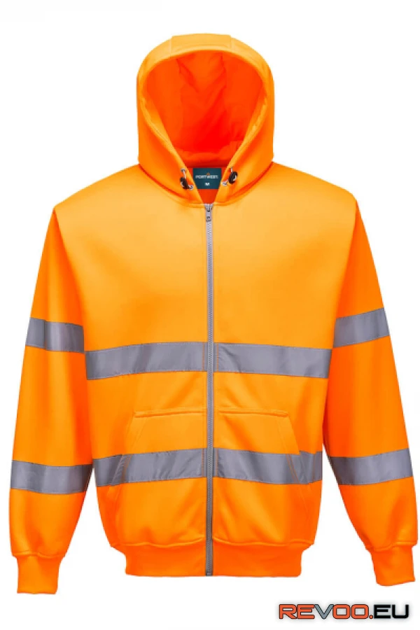Hi-Vis cipzáras pulóver Portwest B305