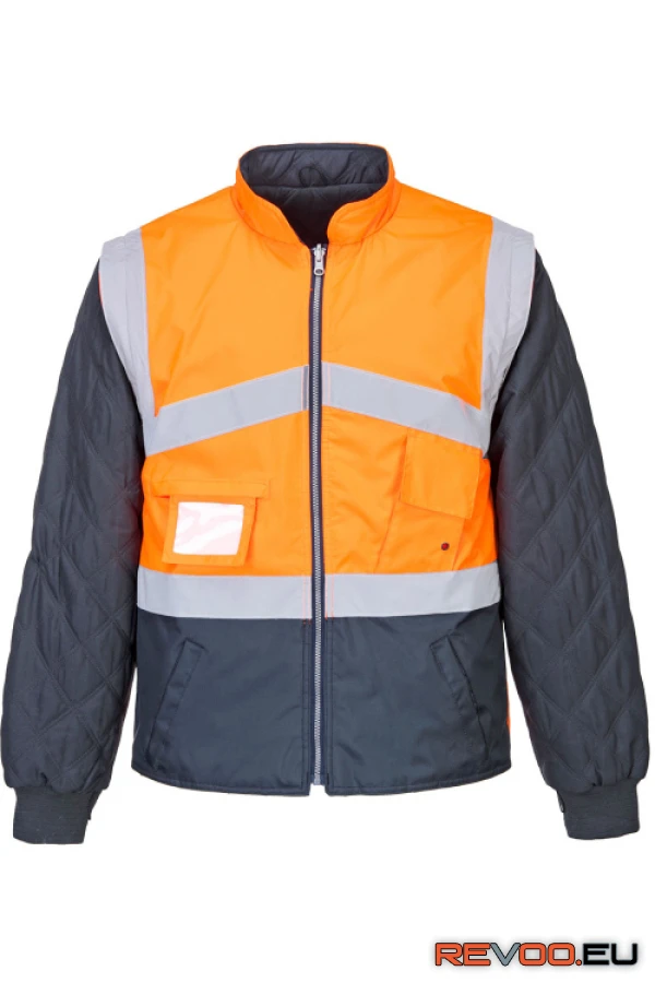 Hi-Vis kéttónusú kifordítható kabát Portwest S769