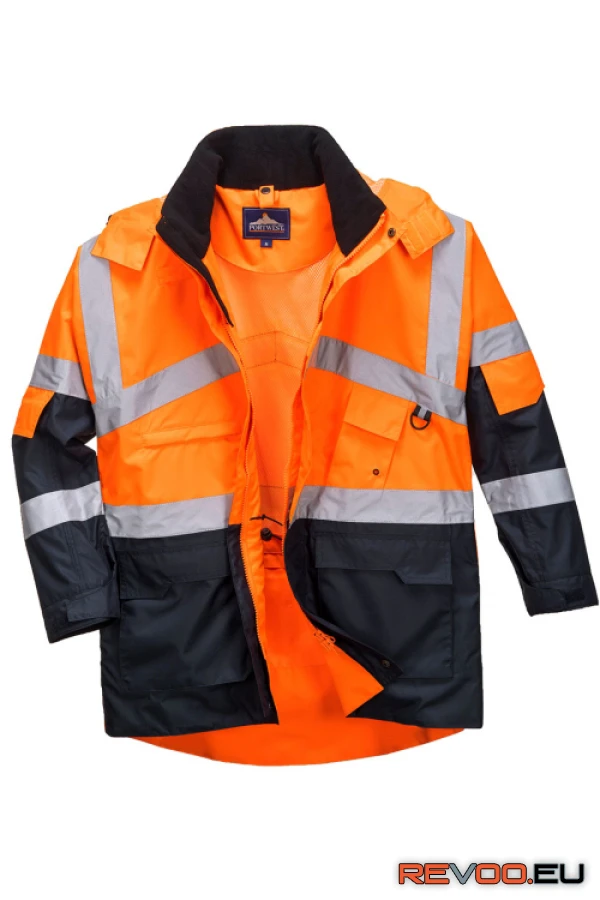 Hi-Vis kéttónusú lélegző kabát Portwest S760