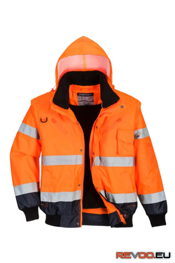 Hi-Vis kontraszt Bomber dzseki Portwest C465