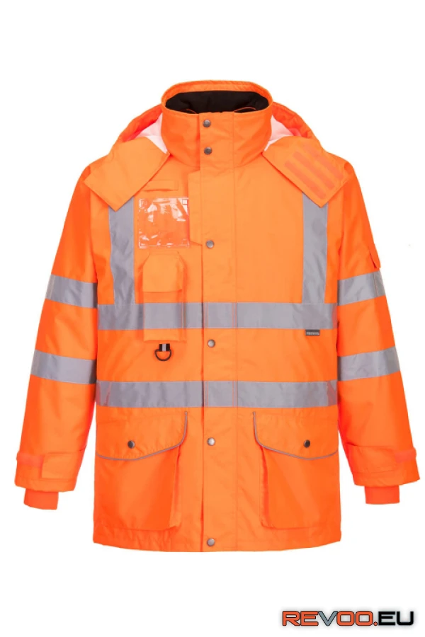 Hi-Vis Traffic 7 az 1-ben kabát RIS Portwest RT27