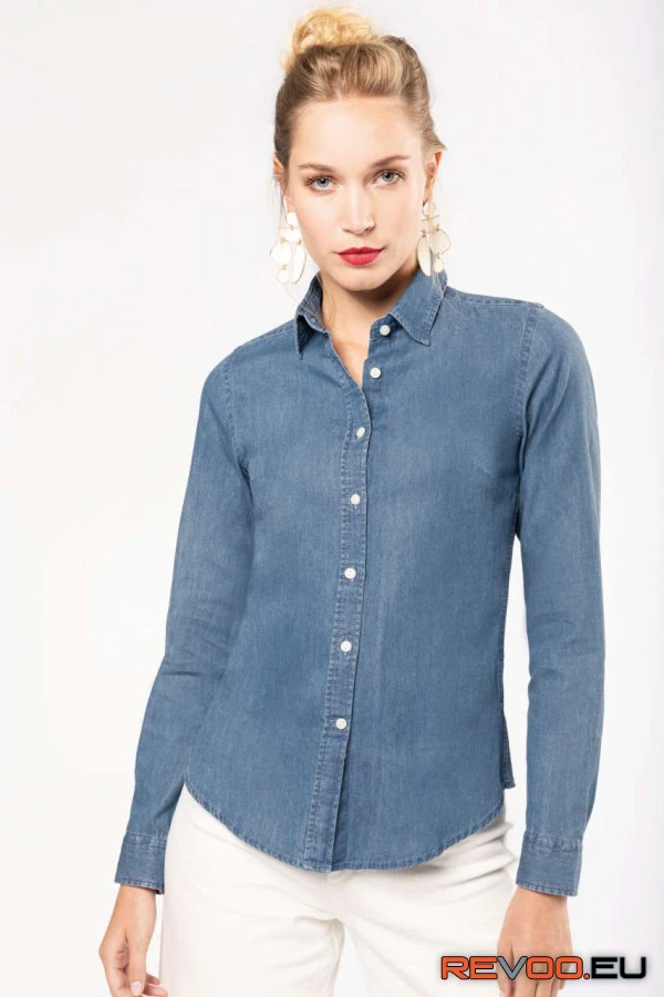 Hosszú ujjú ing (chambray) Kariban KA509
