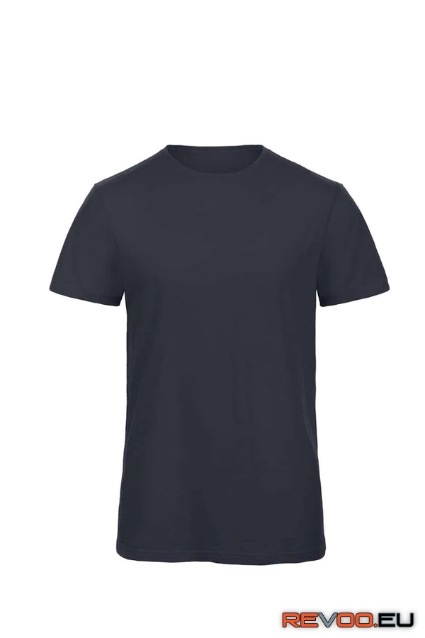 Inspire Slub környakas férfi póló B&C BCTM046