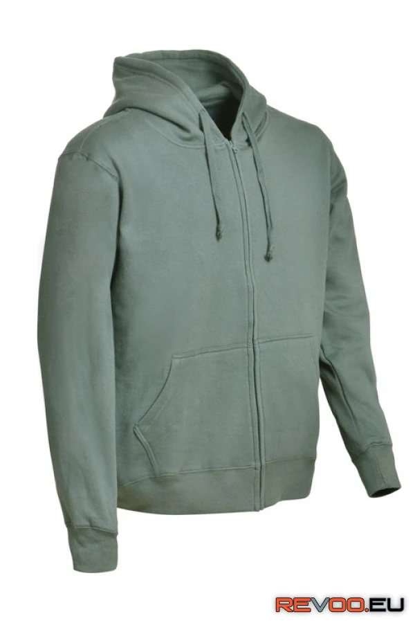 Kapucnis pulóver, foliage green M-Tramp POL00954-960