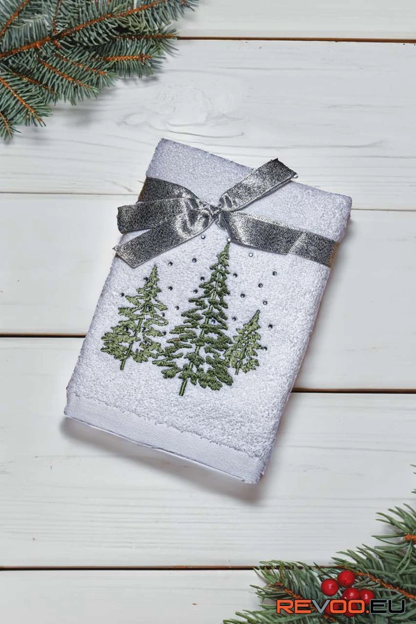 Karácsonyi törölköző - fenyőerdő Olima OLXMAS11