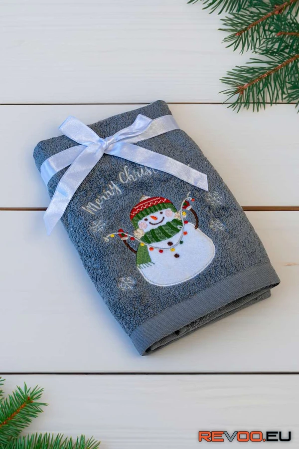 Karácsonyi törölköző - hóember Olima OLXMAS05