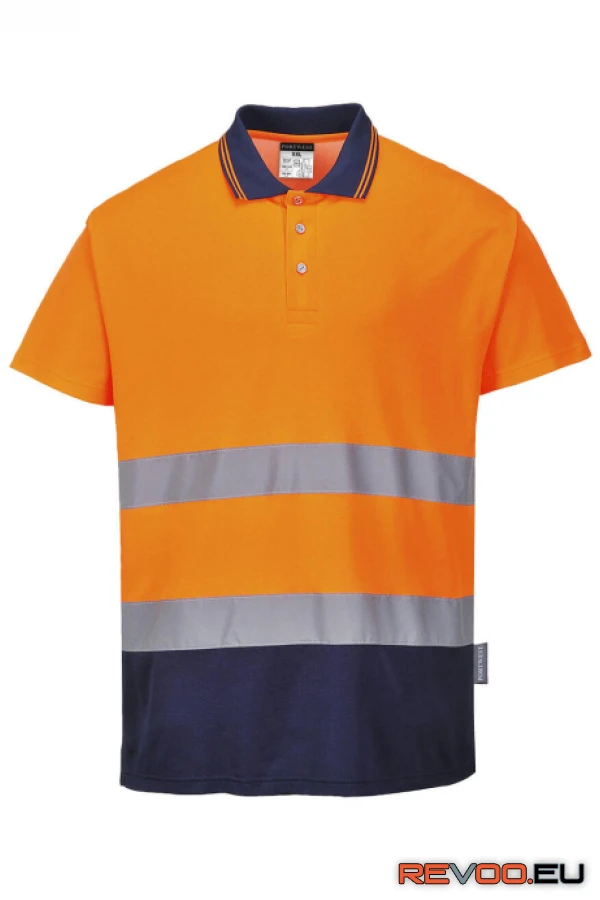 Kéttónusú Cotton Comfort póló Portwest S174
