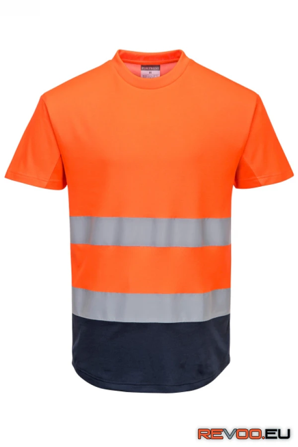 Kéttónusú Mesh póló Portwest C395