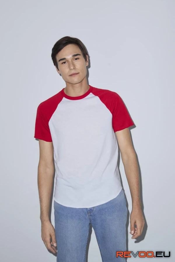 Kevertszálas rövid ujjú póló American Apparel AARSABB4237