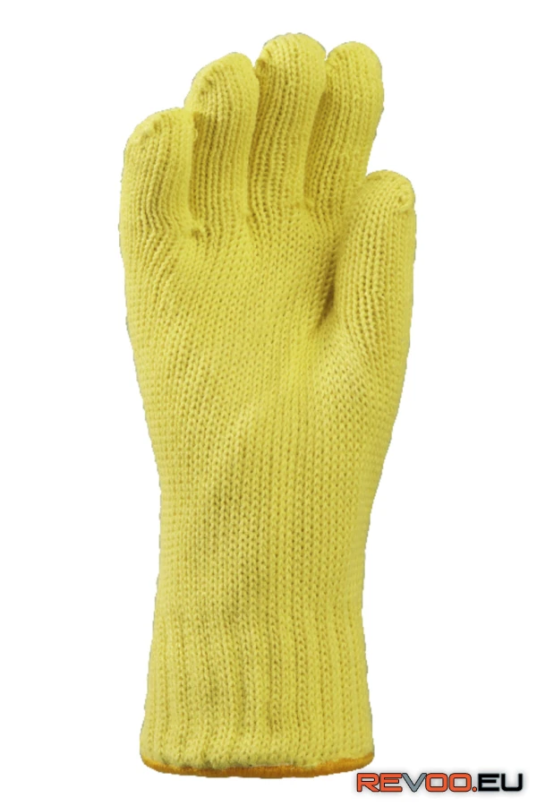 Kötött sárga kevlar kesztyű, pamut belső Coverguard MO4657
