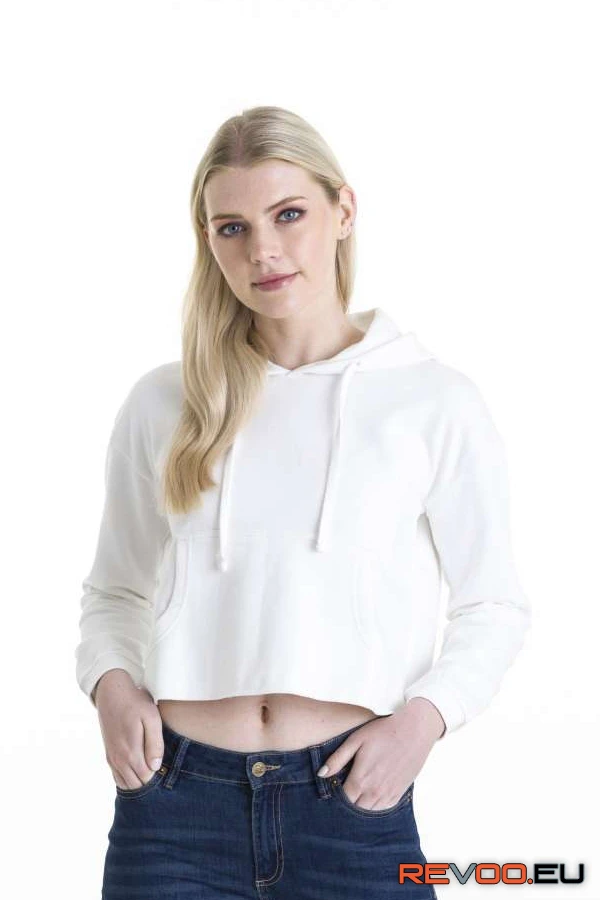 Lányka rövid kapucnis pulóver Just Hoods AWJH016