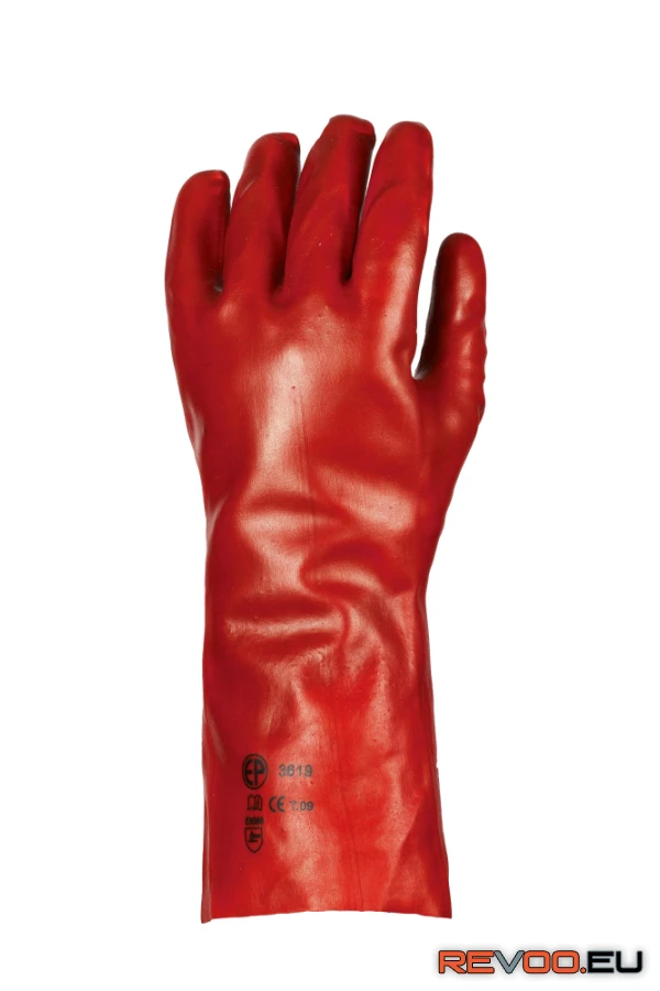 Mártott PVC kesztyű hosszú Euro Protection MO3620