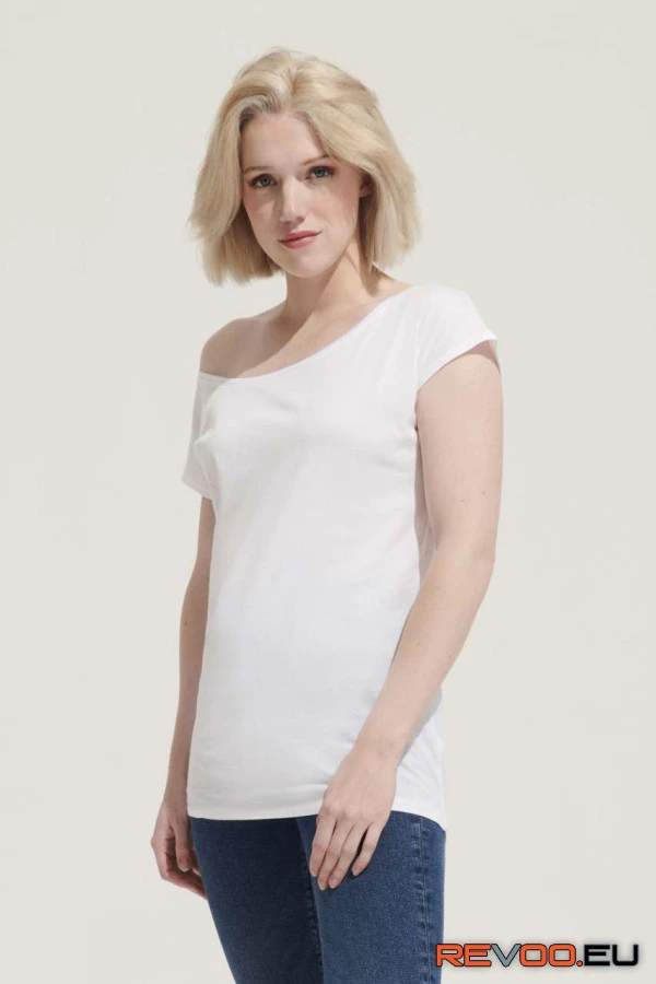 Marylin női rövid ujjú hosszított póló Sol's SO11398