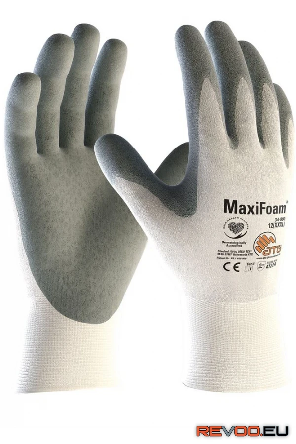 Maxifoam nitril mártott kesztyű 34-800 ATG VO-A3034-10