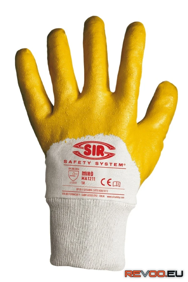 Miró nitrilmártott kesztyű Sir Safety System SSY-MA1211E0-8