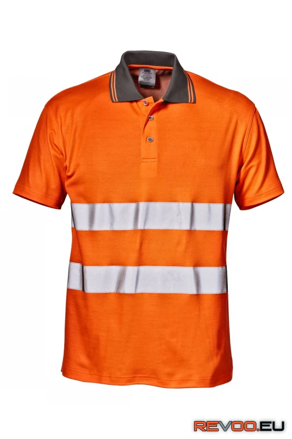 Mistral jól láthatósági galléros póló Sir Safety System SSY-MC3814E1-L
