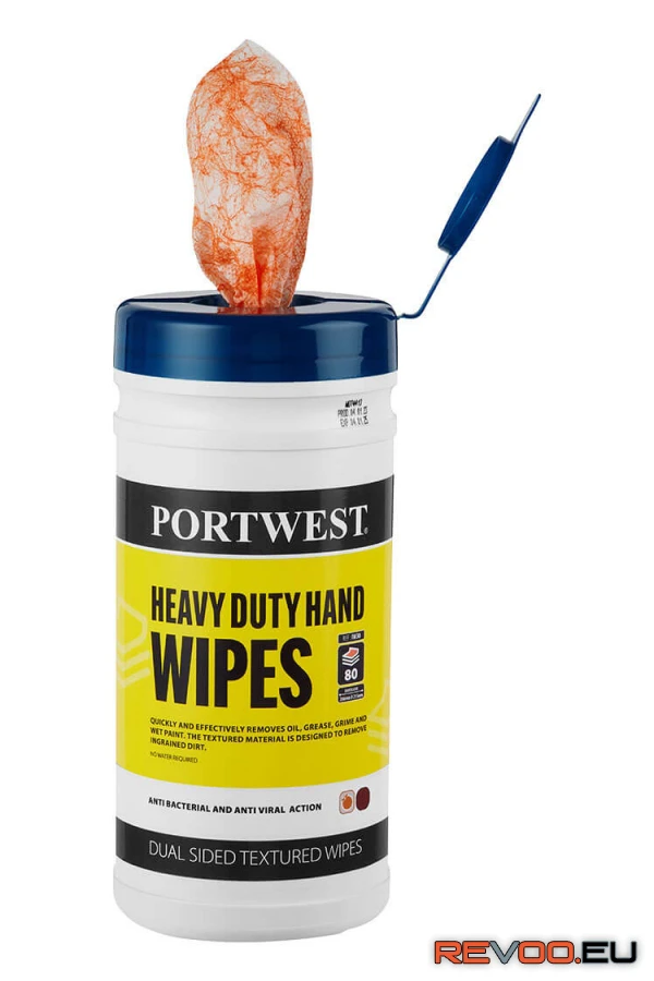 Nagy teherbírású kéztisztító kendő (80 darab) Portwest IW30