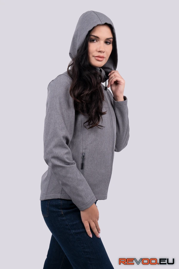 Női 3 rétegű levehető kapucnis softshell dzseki Legend Classics LE821