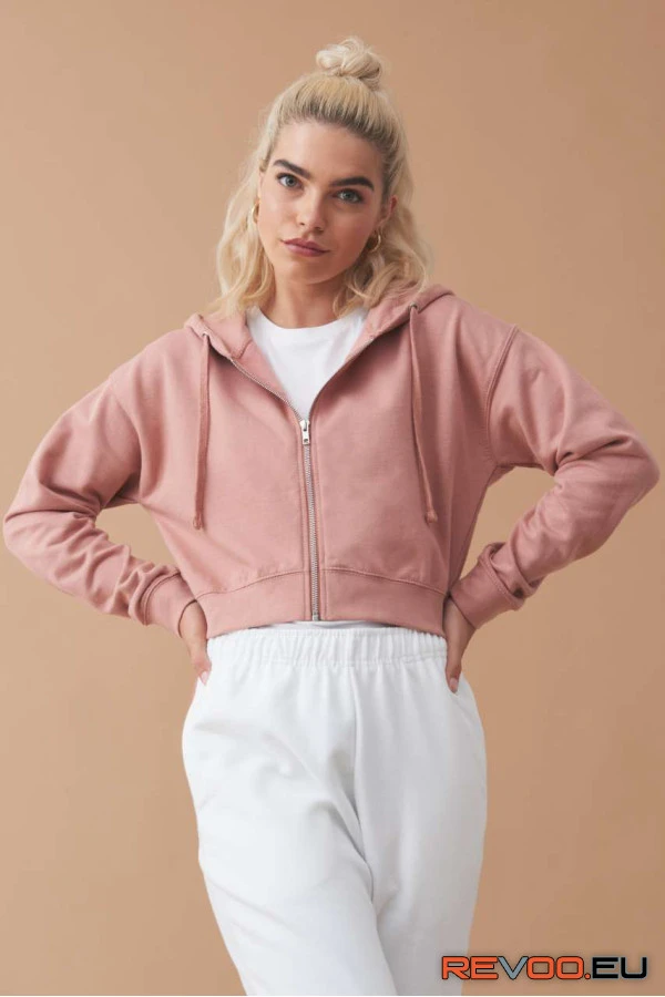 Női fashion vágott kapucnis felső Just Hoods AWJH065