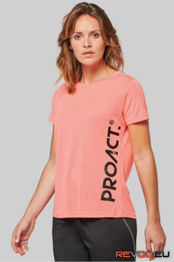 Női triblend sports környakas póló Proact PA4021