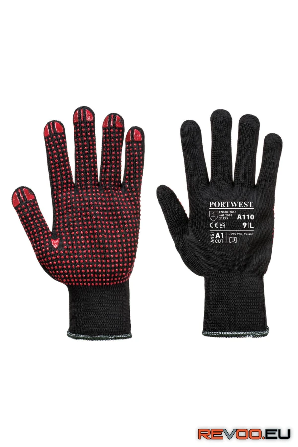 Nylon PVC pöttyös kesztyű Portwest A110