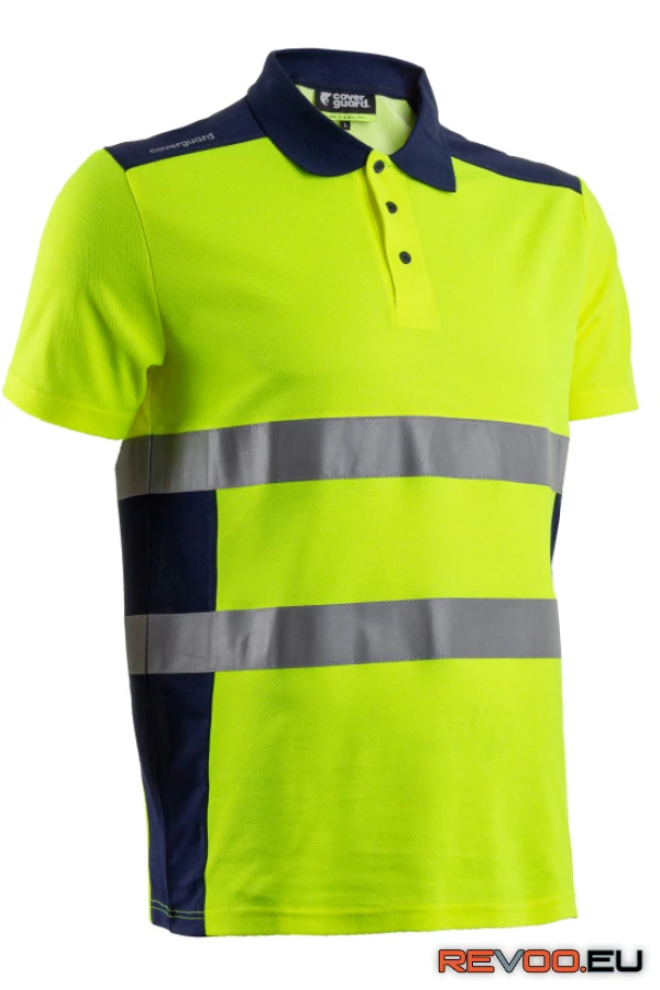 Oki rövid ujjú galléros HV póló Coverguard 5OKI160