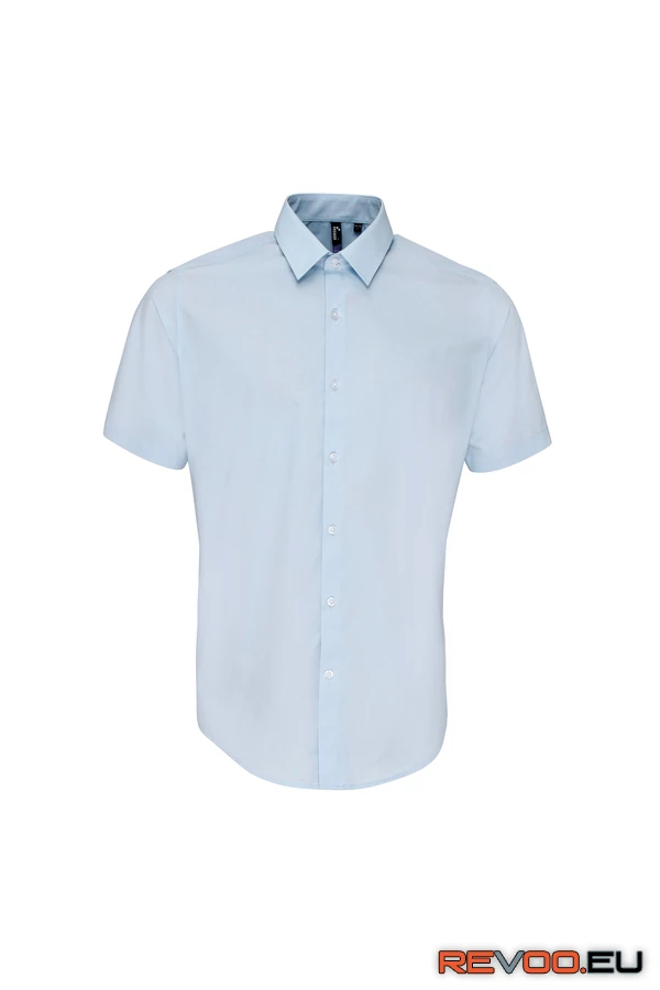 Poplin Supreme rövid ujjú férfi ing Premier PR209