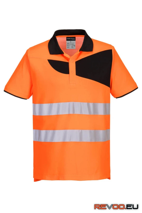 PW2 Hi-Vis galléros póló Portwest PW212