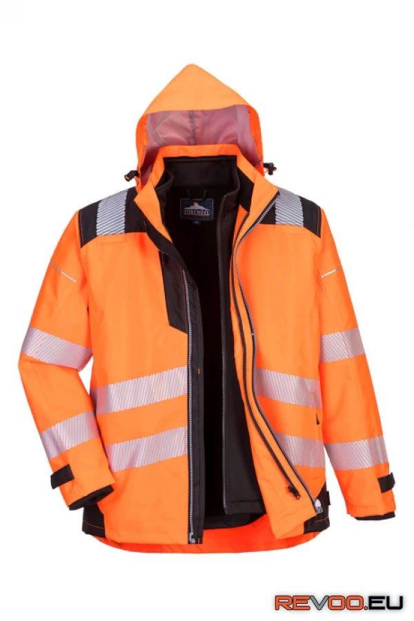 PW3 Hi-Vis 3-in-1 kabát Portwest PW365